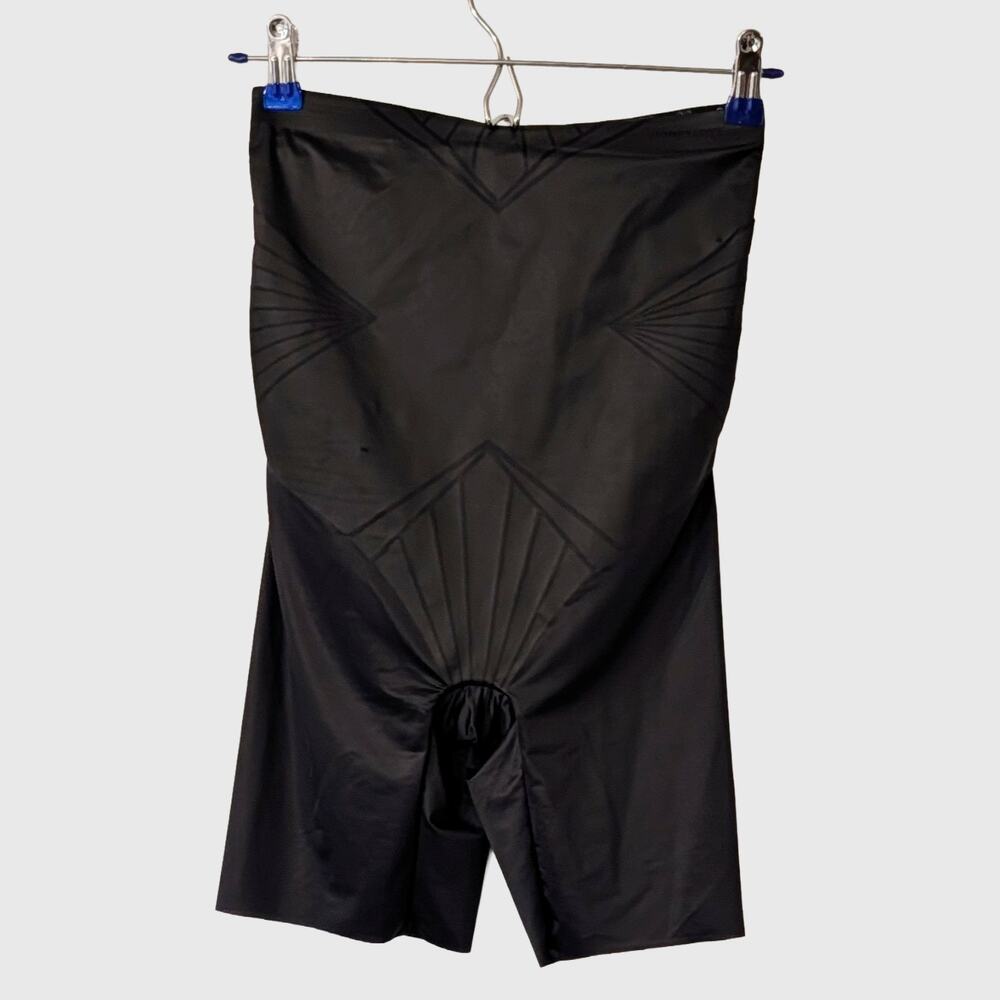 Honeylove ShadowSculpt High Waist Shapewear Shorts Black S Targeted Compression